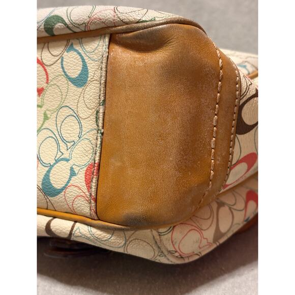 Coach Heritage Signature Messenger Shoulder Bag  F70287 SEE ALL PHOTOS - Picture 5 of 16